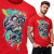 KOSZULKA HORROR SKULL COLOR 2